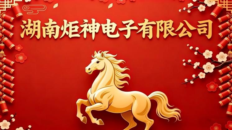 湖南炬神電子祝大家新春快樂、萬事如意